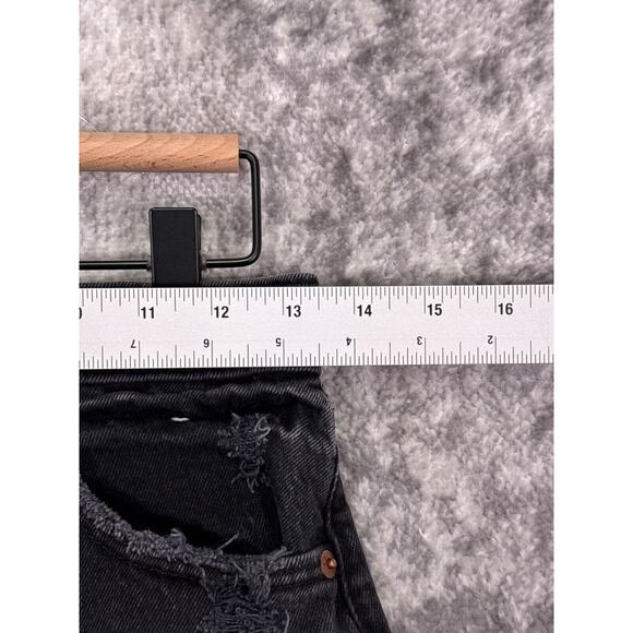 Abercrombie & Fitch Jeans 26 / 2 Womens Curve Love 90s Straight Distressed Denim - Picture 3 of 7